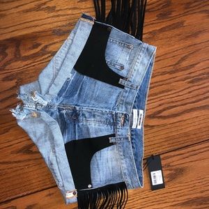 ONE TEASPOON VIPER HEARTLAND BANDITS DENIM SHORT